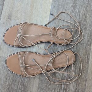 Madewell Tan Strappy Sandals